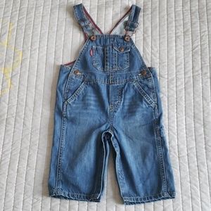 Levis 12 Months Blue Denim Overalls